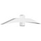 Ekena Millwork Bellingham Architectural Grade PVC Gable Bracket, 84"W x 14"H x 6"D x 6"F, 4/12 Pitch GBP084X14X0606BEL00 - alternate 1